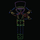 72 in. Pro-Line LED Wire Decor Toy Drummer Boy