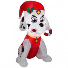 Holiday 3 ft. H x 1.64 ft. W Inflatable Marshall the Fire Pup with Candy Cane