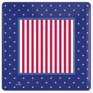 10 in. x 10 in. American Classic Square Paper Plate (8-Count, 5-Pack)