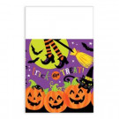 102 in. Witch's Crew Rectangular Plastic Table Cover (3-Pack)