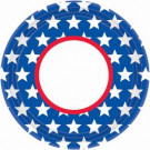 10.5 in. x 10.5 in. Red, White and Blue Star Plates (18-Count, 3-Pack)