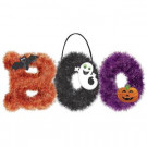 10.5 in. x 18 in. Boo Tinsel Decoration (2-Pack)