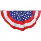 12 in. x 24 in. Patriotic Polyester Bunting (3-Pack)