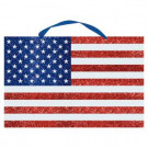 13 in. x 20 in. American Flag Glitter Sign (3-Pack)