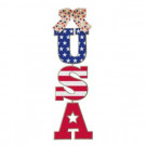 18 in. x 6 in. USA Hanging Sign