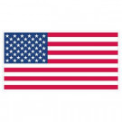 33.5 in x 65 in. Giant American Flag Banner (5-Pack)