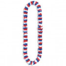 36 in. x 1 in. Red, White and Blue Leis (12-Count, 4-Pack)