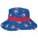 4.5 in. x 10 in. Patriotic Star Bucket Hat (2-Pack)