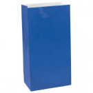 6.5 in. x 3in. Bright Royal Blue Mini Paper Bags (12-count, 9-Pack)