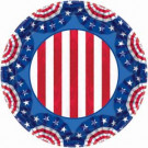 7 in. x 7 in. American Pride Paper Plates (60-Count)