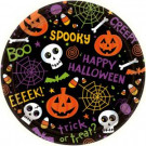 7 in. x 7 in. Spooktacular Round Paper Plate (60-Count)