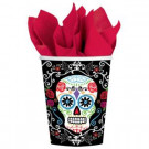 8 in. Day of the Dead 9 oz. Paper Cups (18-Count, 3-Pack)