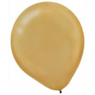 9 in. Gold Pearl Latex Balloons (20-Count,18-Pack)