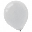 9 in. Silver Pearl Latex Balloons (18-Pack)