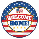 9 in. x 9 in. Welcome Home Round Paper Plate (18-Count, 3-Pack)