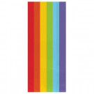 9.5 in. x 4 in. Rainbow Cellophane Party Bags (25-Count, 12-Pack)