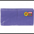 Big Party Pack 6.5 in. x 6.5 in. Purple Paper Birthday Lunch Napkin (125-Count, 4-Pack)