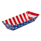 Patriotic Paper Food Trays (50-Count)