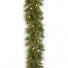 Atlanta Spruce 9 ft. Garland with Clear Lights
