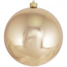 8 in. Gilded Gold Shatterproof Ball Ornament (Pack of 6)