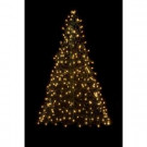 5 ft. Indoor/Outdoor Pre-Lit Incandescent Artificial Christmas Tree with Green Frame and 350 Clear Lights