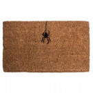 Spider 18 in. x 30 in. Hand Woven Coconut Fiber Door Mat