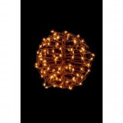15 in. Pre-Lit Incandescent Sphere with 100 Clear Lights