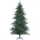 10 ft. Pre-lit LED Southern Peace Pine Artificial Christmas Tree with 1150 Multi-Color String Lights