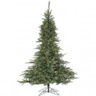 7.5 ft. Pre-lit LED Noble Fir Pine Artificial Christmas Tree with 700 Multi-Color String Lights