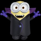 102 in. W x 57 in. D x 96 in. H Inflatable Lighted Gone Batty Minion