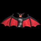 144.09 in. W x 19.69 in. D x 52.36 in. H Animated Inflatable Scary Bat