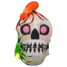 5.5 ft. Inflatable-Skull with Spiders Scene