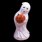 33 in. Lighted Ghost and Pumpkin