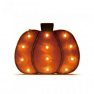 12.89 in. H Marquee LED Short Pumpkin