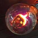 10-Light Clear Flicker Bulbs with Skull Design Light Set