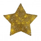 12.5 in. Battery Operated Star Gold Tree Top