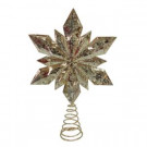 13.25 in. Gold Snowflake Tree Topper