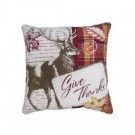 18 in. x 18 in. Fall Words Print Pillow