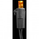 20-Light LED Orange Concave Battery Operated Light Set