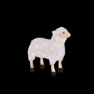 22 in. 60-Light LED Tinsel Sheep
