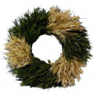 23 in. Artificial Fall Wreath with Straws Decor