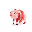 32IN 120L LED FUZZY PINK PIG WITH TUTU