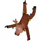 4 ft. Inflatable Airblown Gutter Hanging Reindeer