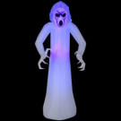 5 ft. Inflatable Frightened Ghost MD Black Light