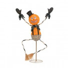 55 in. Tinsel Whimsy Pumpkin Scarecrow