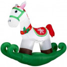 6 ft. Inflatable Lighted Airblown Rocking Horse