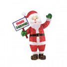 60IN 200L LED TINSEL SANTA WITH SIGN