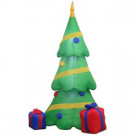 6.5 ft. Inflatable Airblown-Christmas Tree with Gift Box