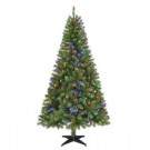 6.5 ft. Pre-Lit LED Greenville Spruce Artificial Christmas Tree with Multi Lights
