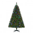 6.5 ft. Pre-Lit LED Wesley Artificial Christmas Tree with Color Changing Lights